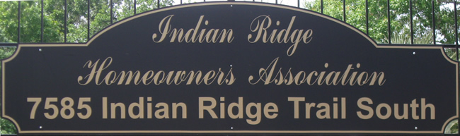 Indian Ridge Homeowners Association